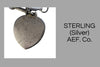 Estate Art Deco Guilloche Enamel Hearts Charm Bracelet Sterling Silver 6 1/4"