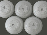 Estate Wedgwood Etruria Country Lane Saucers X5 Great Country Farmhouse Cupboard Shelf Rack Display
