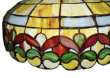 Art Nouveau Wilkinson Bronze Leaded Glass Lamp No. 515 Working Gorgeous Antique Lighting - Premier Estate Gallery 2