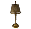Art Deco John Vassos for Wirecraft Brass Woven Accent Lamp Superb Gold Decor - Premier Estate Gallery