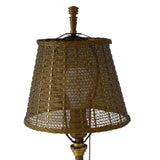 Art Deco John Vassos for Wirecraft Brass Woven Accent Lamp Superb Gold Decor - Premier Estate Gallery 2