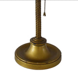 Art Deco John Vassos for Wirecraft Brass Woven Accent Lamp Superb Gold Decor