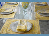 Yellow Ella Paisley Placement Dinner Napkin Set Vintage William Sonoma c1990s - Premier Estate Gallery 2