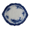 Antique Flow Blue 10" Serving Bowl Tourlaine Stanley Pottery Blue & White Decor - Premier Estate Gallery 