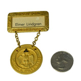 Vintage Brass Masonic Medal Madison WI Consistory 32nd 33rd Degree Scottish Rite