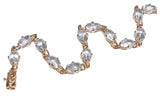Estate 14k Gold Aquamarine Tennis Bracelet 17 Stones 5.61 ctw - Premier Estate Gallery