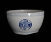 Vintage Chinese Blue and White Crane Pottery Rice Serving Bowl - Premier Estate Gallery