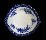Antique Touraine Flow Blue Serving Bowl Stanley Pottery England Rare - Premier Estate Gallery 1