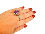 Huge Amethsyt Ring 14k Gold 14 Carats of Purple Gemstone Vintage - Premier Estate Gallery
 - 3