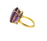 Huge Amethsyt Ring 14k Gold 14 Carats of Purple Gemstone Vintage - Premier Estate Gallery
 - 6