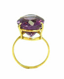 Huge Amethsyt Ring 14k Gold 14 Carats of Purple Gemstone Vintage - Premier Estate Gallery
 - 4