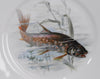 Antique Porcelain Fish Platter Fish Plate Set B. Bloch Eichwald Porcelain 10 pc