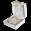14k Blush Freshwater Pearl Jewelry Set NOS Necklace Bracelet Earrings - Premier Estate Gallery