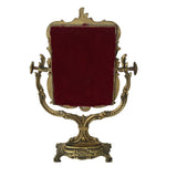 Vintage Art Nouveau Style Ornate Gilded Iron Vanity Mirror French