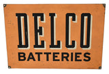 Metal Delco Batteries Sign Vintage Industrial Decor Man Cave Wall Display - Premier Estate Gallery 3