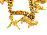 Vintage Big Charm Bracelet c1960s Chunky Bold Gold Tone - Premier Estate Gallery
 - 3