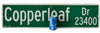 Copperleaf Dr Authentic Large Street Sign Industrial Decor Bar Restaurant Decor - Premier Estate Gallery 1