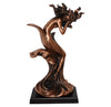 Estate Copper Cast Art Neauveau Style Nymph Nude Statue Sculpture - Premier Estate Gallery