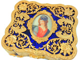 1940s Victorian Revival Compact Ornate Gold Leaf Scroll Work - Premier Estate Gallery
 - 2