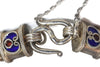 Vintage Enamel Sterling Silver Braided Bracelet 35g - Premier Estate Gallery 3