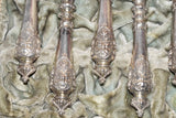 Austrian Silver Fish Cutlery Set Antique 1880s Ornate