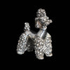 Estate Sterling Silver Coifed Poodle Figurine Israel Vintage Dog Collectible - Premier Estate Gallery 2