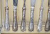 Austrian Silver Fish Cutlery Set 24 pieces Service for 12