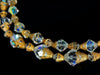 Vintage Crystal Necklace Earring Set Filigree End Caps Glamorous - Premier Estate Gallery
 - 3