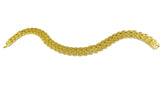 1960s Glamourous Gold Plated Wide Fancy Link Necklace 18" - Premier Estate Gallery 3