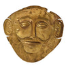 c1900 Gold Plated Mycenaean Death Mask of Agamemnon Ancient Greek Reproduction - Premier Estate Gallery 2