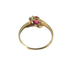 Ruby and Diamond Ring 10k Gold - Premier Estate Gallery
 - 3