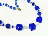 Deco Blue Czech Glass Crystal Necklace - Premier Estate Gallery
 - 3