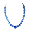 Deco Czech Crystal Bead Necklace Cornflower Blue - Premier Estate Gallery
 - 2