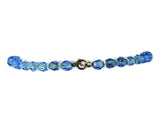 Deco Czech Crystal Bead Necklace Cornflower Blue - Premier Estate Gallery
 - 3