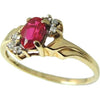 Ruby and Diamond Ring 10k Gold - Premier Estate Gallery
 - 1