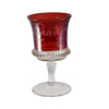 1904 Mike Hansel Ruby Flashed Glass Cordial EAPG Antique Glass - Premier Estate Gallery