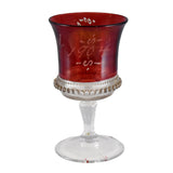 1904 Mike Hansel Ruby Flashed Glass Cordial EAPG Antique Glass - Premier Estate Gallery 1