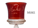 1904 Mike Hansel Ruby Flashed Glass Cordial EAPG Antique Glass - Premier Estate Gallery 4
