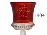1904 Mike Hansel Ruby Flashed Glass Cordial EAPG Antique Glass - Premier Estate Gallery 6