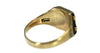 Vintage Newfield High School 10k Gold Class Ring Art Deco Enamel Selden NY