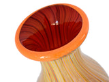 Mid Century Orange Murano Art Glass Vase - Premier Estate Gallery 2