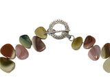 Estate Fancy Jasper Collar Necklace over 185 ctw Multicolor Gemstones Boho Style - Premier Estate Gallery 3