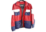 1980s Patriotic Leather Jacket Wilson's Leather Red White Blue - Premier Estate Gallery 3