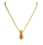 Joan Rivers Pink Pave Egg Necklace Heart and Sparrow - Premier Estate Gallery
 - 3