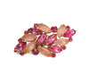 Vintage Pink Rhinestone Brooch Fire and Frost Dazzling - Premier Estate Gallery
 - 2