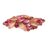 Vintage Pink Rhinestone Brooch Fire and Frost Dazzling - Premier Estate Gallery
 - 4
