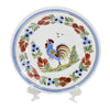 Farmhouse Decor Quimper Rooster Dessert Plates Hand Painted France Artist Signed - Premier Estate Gallery 1