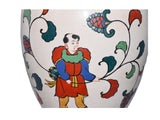 Shimazu Family Crest Vase Hand Painted Katani Style Vintage - Premier Estate Gallery 1
