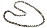 Vintage Silver Strand Long Beads 86 grams, Vintage Sterling Bead Necklace Long - Premier Estate Gallery