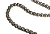 Vintage Silver Strand Long Beads 86 grams, Vintage Sterling Bead Necklace Long